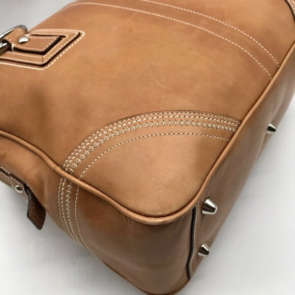 Coach Leather Camel Soho Satchel Bag 10581 - Picture 9 of 11